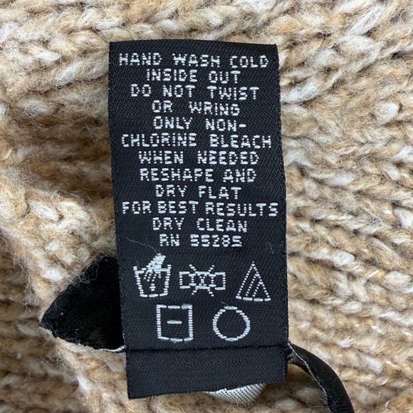 Express Tan Knit Sweater | Wool Blend | Size Small - Picture 9 of 9